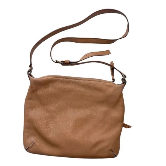 Vintage Kate Spade Tan Pebbled Leather Crossbody Bag - Picture 2 of 12